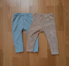 【90】ユニクロ　レギンスパンツセット