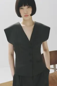 ZARA ザラ ピンストライプ柄ベスト XS