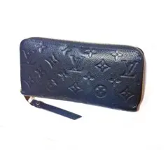 ルイ・ヴィトン　長財布　ジッピー　モノグラム　アンプラント　マリーヌルージュ