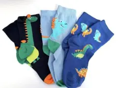 キッズ靴下 3足セット 恐竜柄 20-21cmくらい