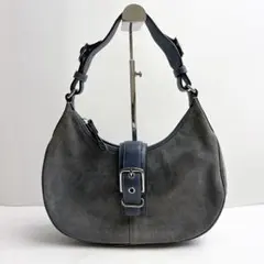 未使用保管✨】コーチ 2way ハーフムーン デニム ワンショルダーバッグ