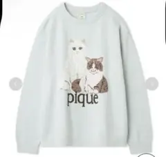 gelato pique エアリーモコキャットジャガードプルオーバー