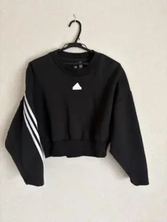 adidas アディダス　スウェット サイズM ブラック