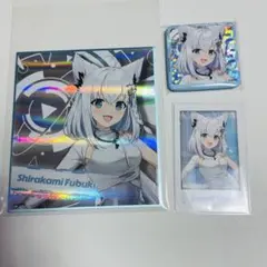 白上フブキ ホロライブ 7th Fes expo 缶バッジ　チェキ　色紙 2026年最新】ホロライブ expo 色紙 フブキの人気アイテム - メルカリ