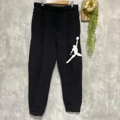 【難あり】Jordan ジョーダン スウェットパンツ ジョガー 裏起毛 黒 M