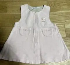 ファミリア  ジャンパースカート ワンピース  90  ピンク