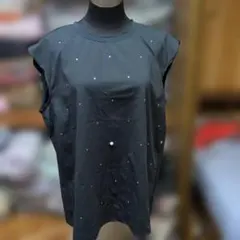 FRIFUL ノースリーブ カットソー ブラック XL