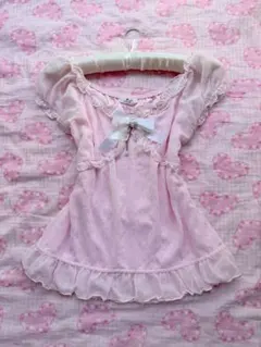 R.F　y2k　00s　coquette　BIGリボン　リズリサ系　姫ロリ۶•ৎのサムネイル
