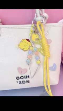 サンリオ★ポムポム プリン★カバンチャーム　アクリル