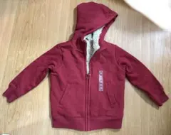 ユニクロ　キッズ　ボアスウェット　ジップパーカー 110