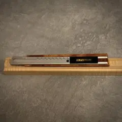 070. -Custom Utility knife - 花梨瘤源平杢 花梨紅白のサムネイル