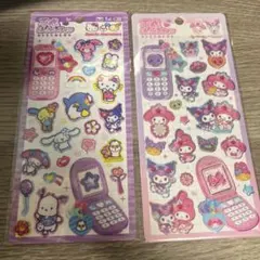 平成ハッピーフォン シール サンリオ クロミ＆マイメロ