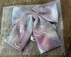新品✴︎JK制服　リボン ピンクチェック2個セット お友達とお揃双子コーデ