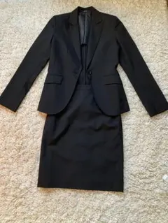 COMME CA ISM フォーマル　レディーススーツ 黒 S 入学式　就活