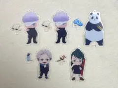 呪術廻戦　みつめてアクリルチャーム　五条悟　パンダ　狗巻棘　禪院真　アクスタ