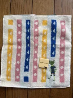 新品　Atsuko Matano タオルハンカチ カエル柄のサムネイル