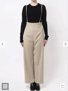 LAGUNAMOON　ハイウエストレースアップパンツ