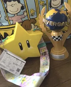 USJ 25周年×ニンテンドー5周年記念 スター ポップコーンバケツ　マリオ