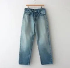 SELVEDGE FADED HEAVY DENIM WIDE PANTSのサムネイル