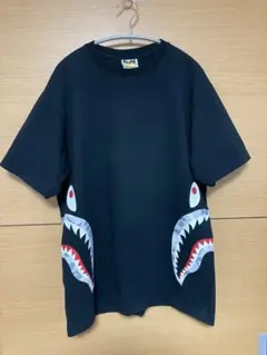 A BATHING APE シャークTシャツ カモフラ　Lサイズ