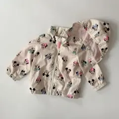 H&M 80サイズ 薄手アウター ミッキー、ミニーマウス