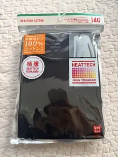 ユニクロ ヒートテックコットン クルーネックT 長袖 140