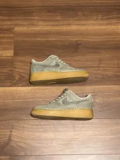 らむ様Nike Air Force 1 スニーカー グレー/ベージュ