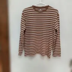 最終価格)UNIQLO キッズ160cm 長袖カットソー ボーダー