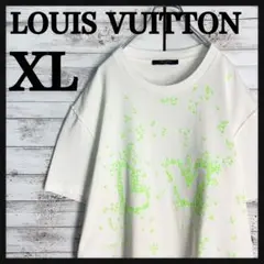 ルイヴィトン エンボスLV インサイドアウト Tシャツ size L ブルー