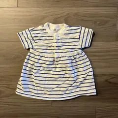 PETIT BATEAU ボーダーワンピース 6m 67cmのサムネイル