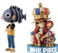 新品未開封 ワンピースベースショップ ワールドコレクタブルフィギュア 2個セット