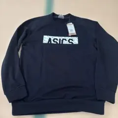 新品未使用！ASICS CAスウェット　トップ ブラック L