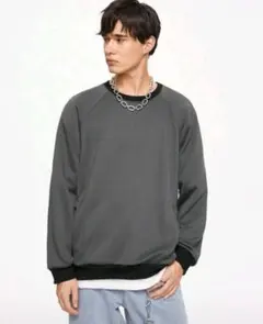 Manfity Hypemode メンズ トレーナー グレー JP-S