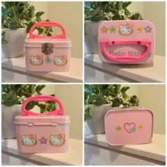 【希少】平成レトロ　サンリオ ハローキティ レトロ缶 ボックス　ケース　BOX