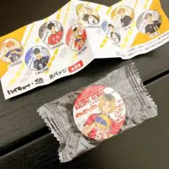 【新品】くら寿司　孤爪研磨 ハイキュー 缶バッジ