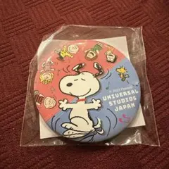 スヌーピー 缶バッジ ユニバーサルスタジオ限定