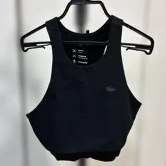（再出品　一度着用）LACOSTE ブラック スポーツブラ Mサイズ
