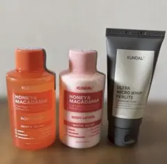 KUNDAL ボディケアセット ホワイトムスク　トラベルセットのサムネイル