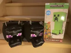 Minecraft クリーパーフィギュア1点エンダードラゴンぬいぐるみ2点セット