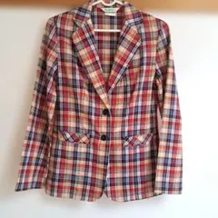 Sears JR Bazaar チェック柄ジャケット　アメリカンヴィンテージ