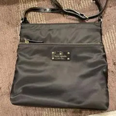 kate spade ナイロン ショルダーバッグ 黒