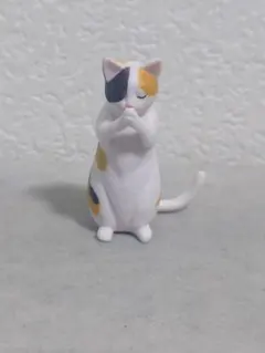 合掌 一拝 GASSHO 三毛猫　フィギュア