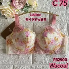 Wacoal サイドすっきりしっかりフィットブラC75❣️可愛い♡*