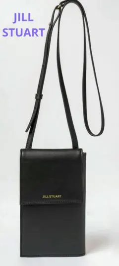 JILL STUART ブラック スマホショルダーバック サコッシュバッグ