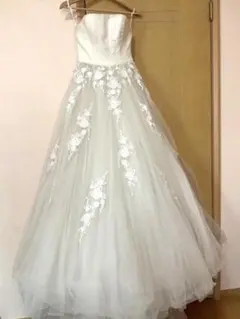 pronovias ウェディングドレス 白 チュール ドレス