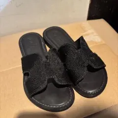 Eder Shoes サンダル ブラック イタリア製 サイズ35のサムネイル