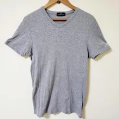 상태좋음 BODY WILD 半袖 Vネック Tシャツ L 綿100% 日本製
