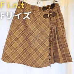 【Fi.n.t(フィント)】 チェック柄 ミニスカートショートパンツ Fサイズのサムネイル