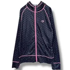 イグニオ IGNIO ミッキー ラッシュガード フード付き L ブラック ドット