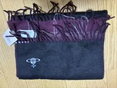 Vivienne Westwood カシミヤマフラー バーガンディ